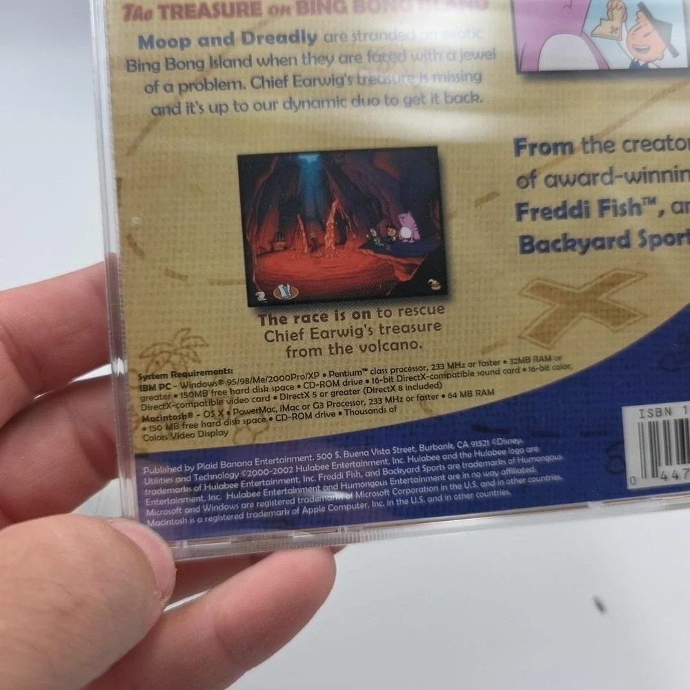 Moop & Dreadly in Treasure on Bing Bong Island (Mac and Windows, 2002) Game Seal